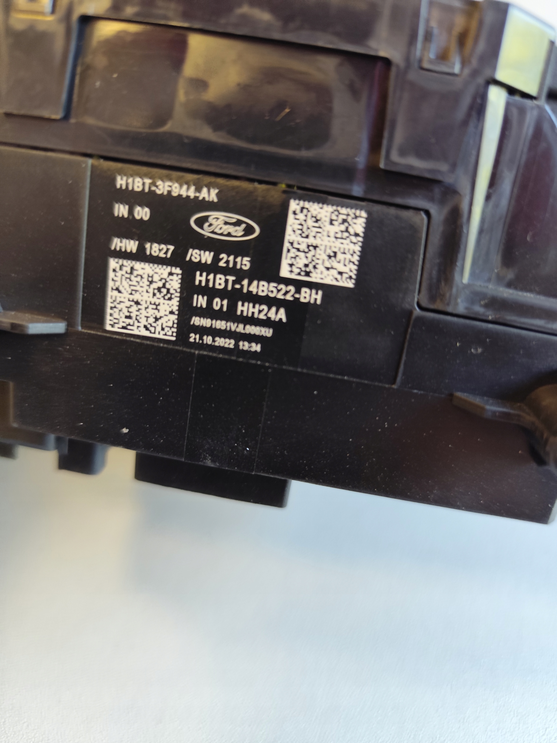 FORD PUMA steering wheel levers and controls ring control