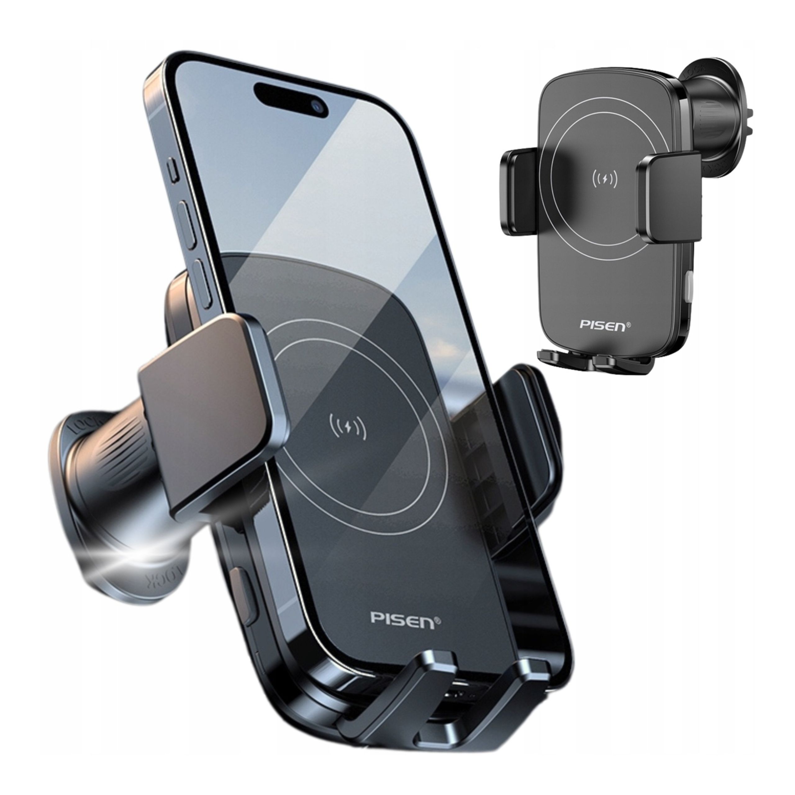 Magnetický Držák Do Auta S Indukční Nabíječkou 15W Rychlý pro Auto