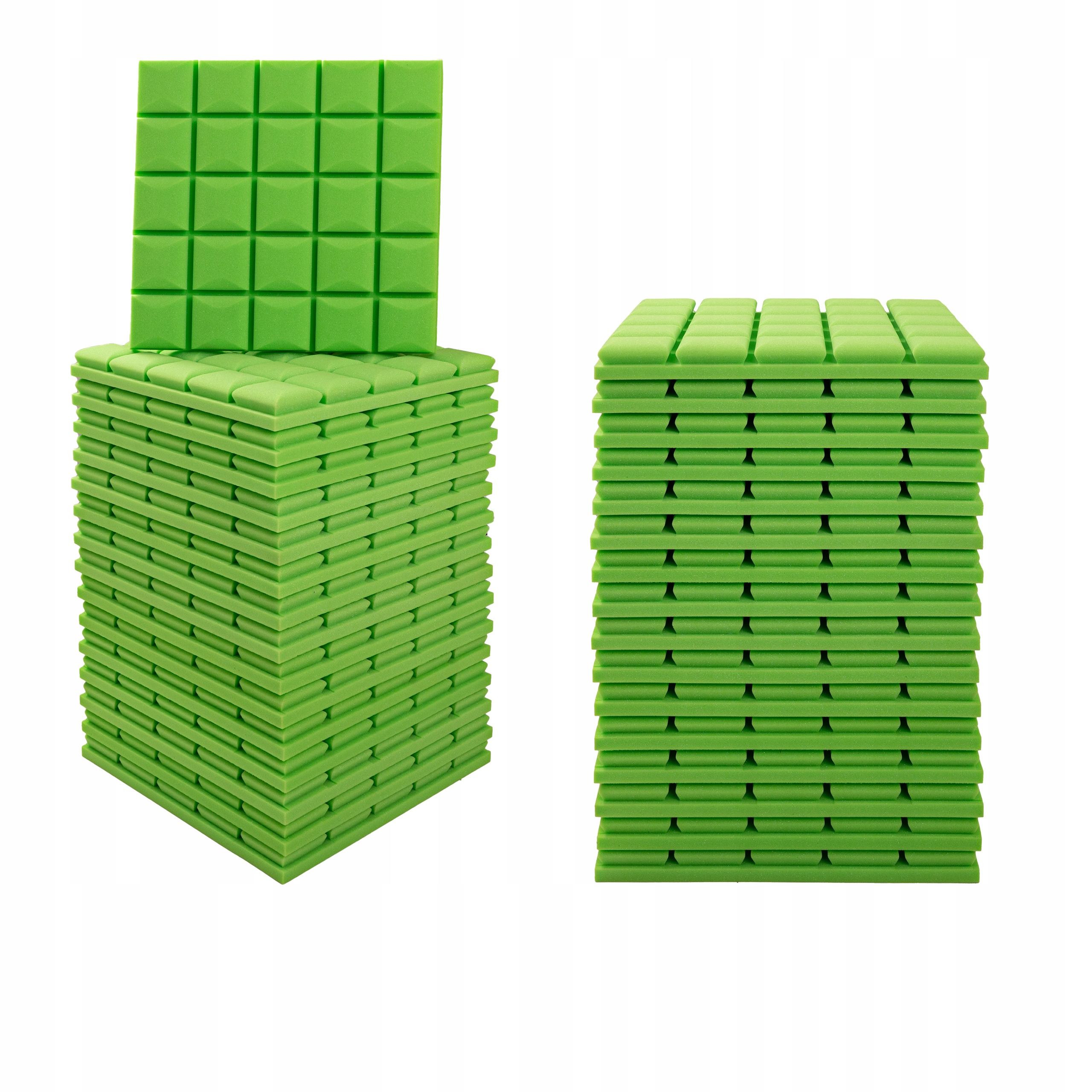 Jasnozelená akustická kocka konvexná Panel stropná kazeta do štúdia