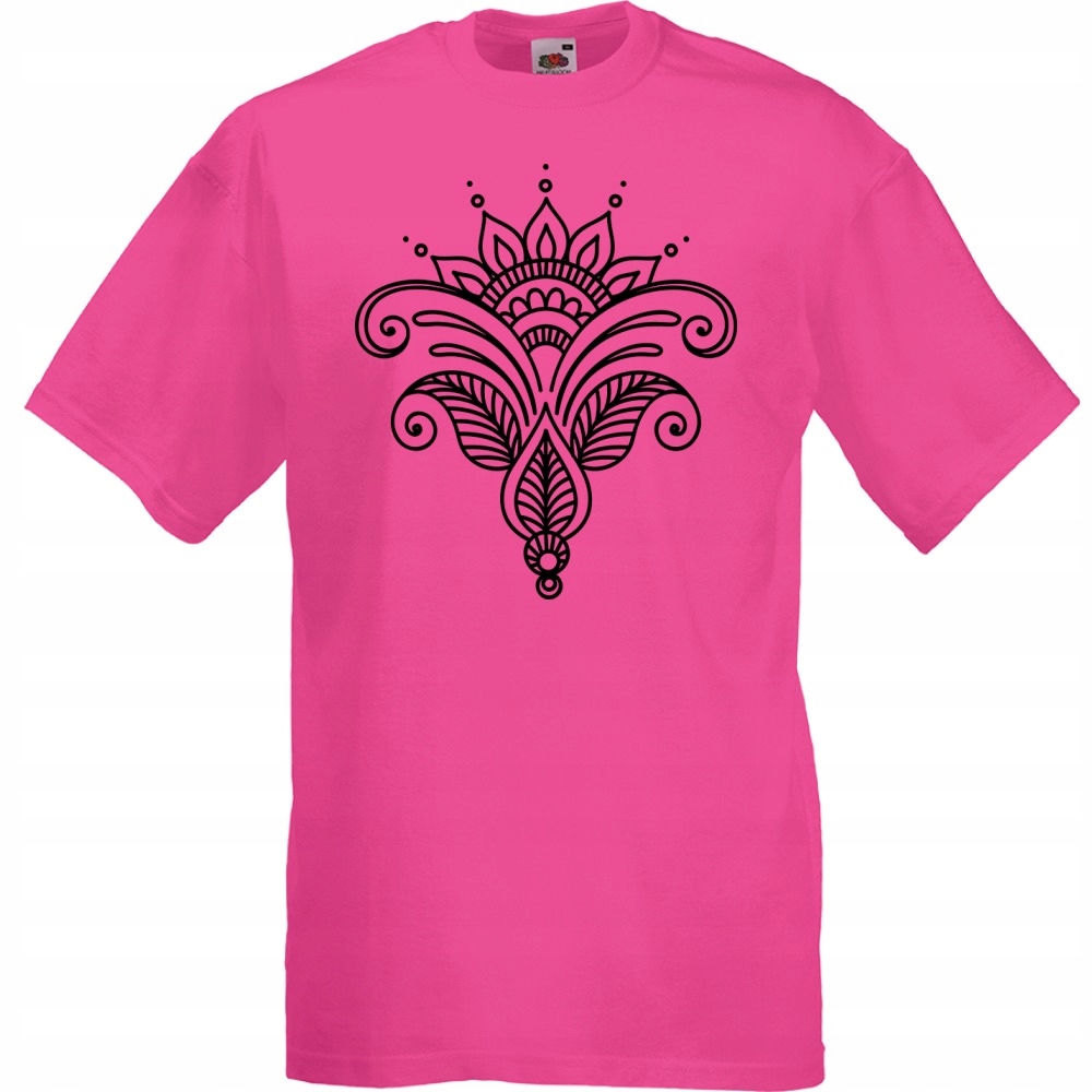 

Koszulka mandala symbol S fuksja