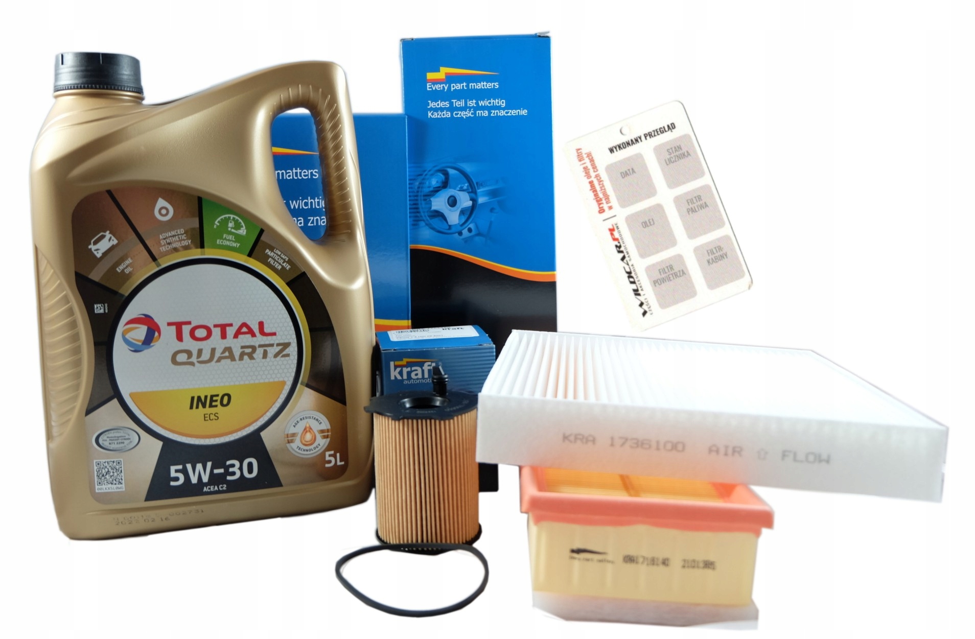 1705650 - Масло + фильтры Berlingo Partner 1.6 HDi 75 90KM 2005-