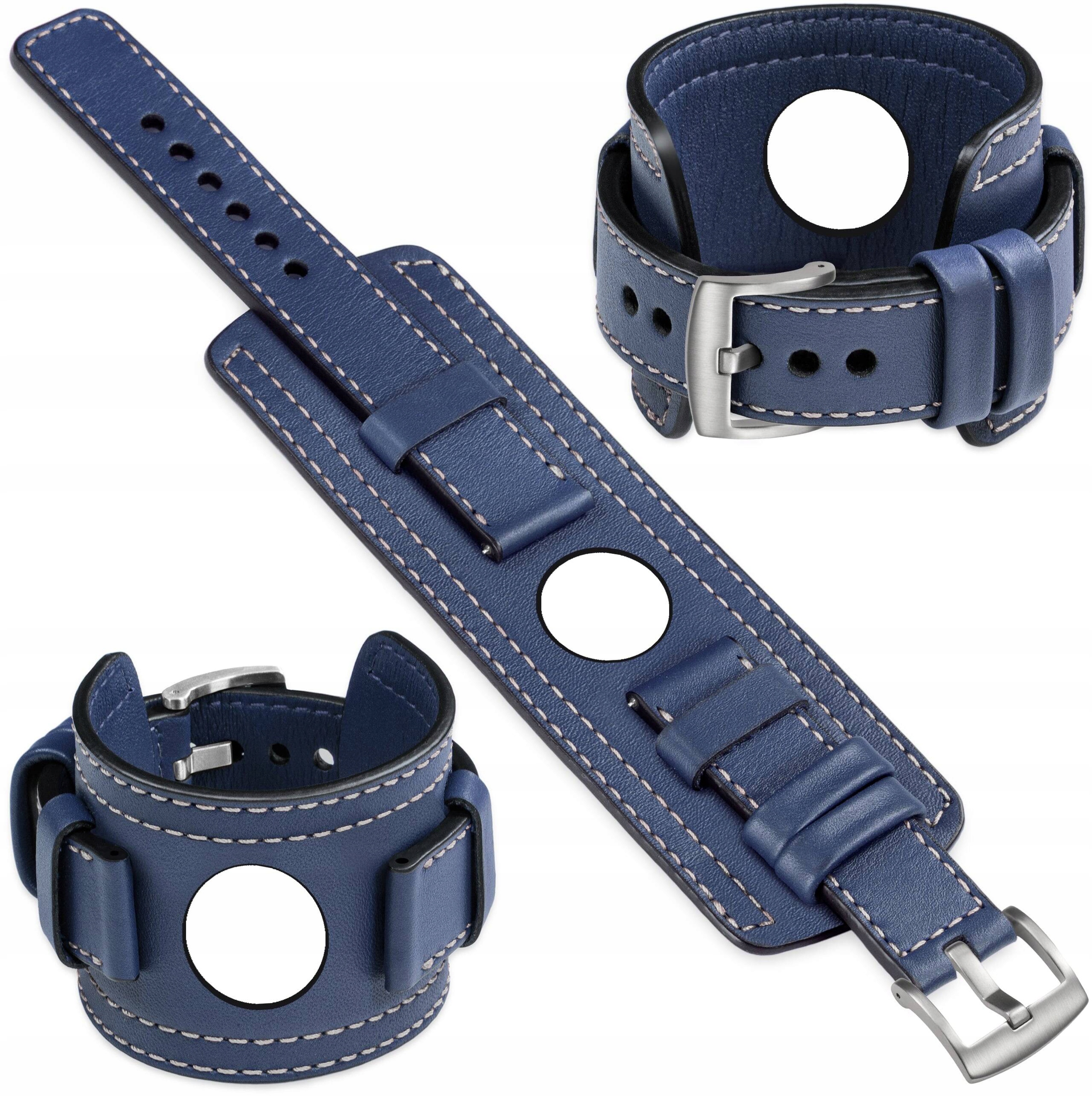 Kožený řemínek 20 mm pro Huawei Watch Gt 4 3 2 42/43 Elegantní s podložkou