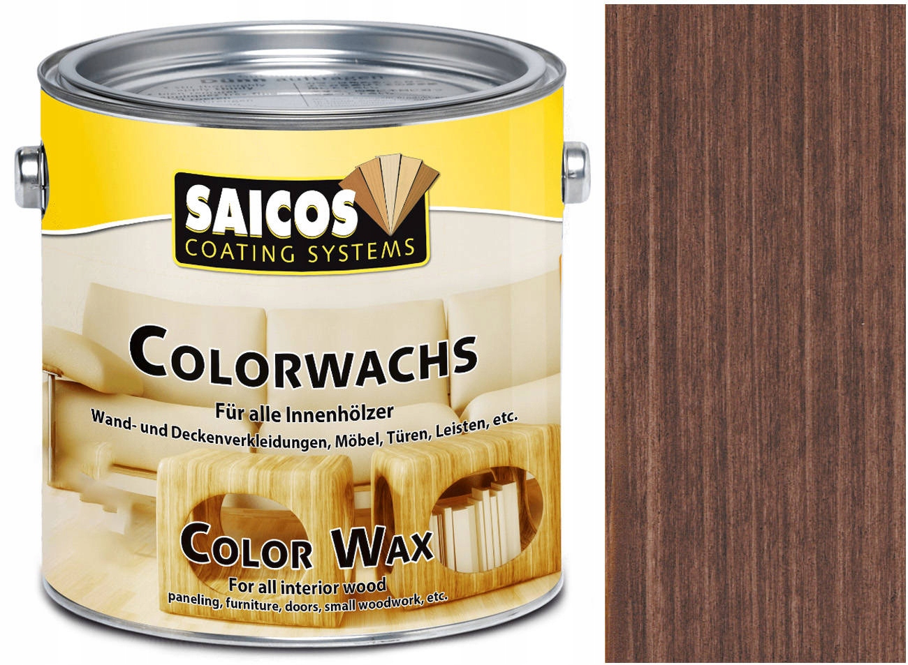 Saicos Farebný vosk Palisander 3085 2,5L