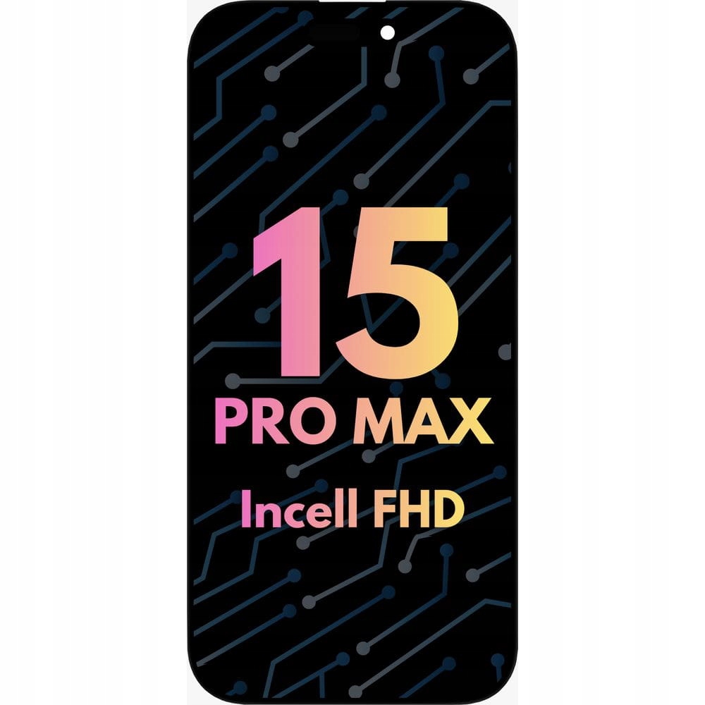 LCD displej pro iPhone 15 Pro Max Náhradní Incell Fhd těsnění