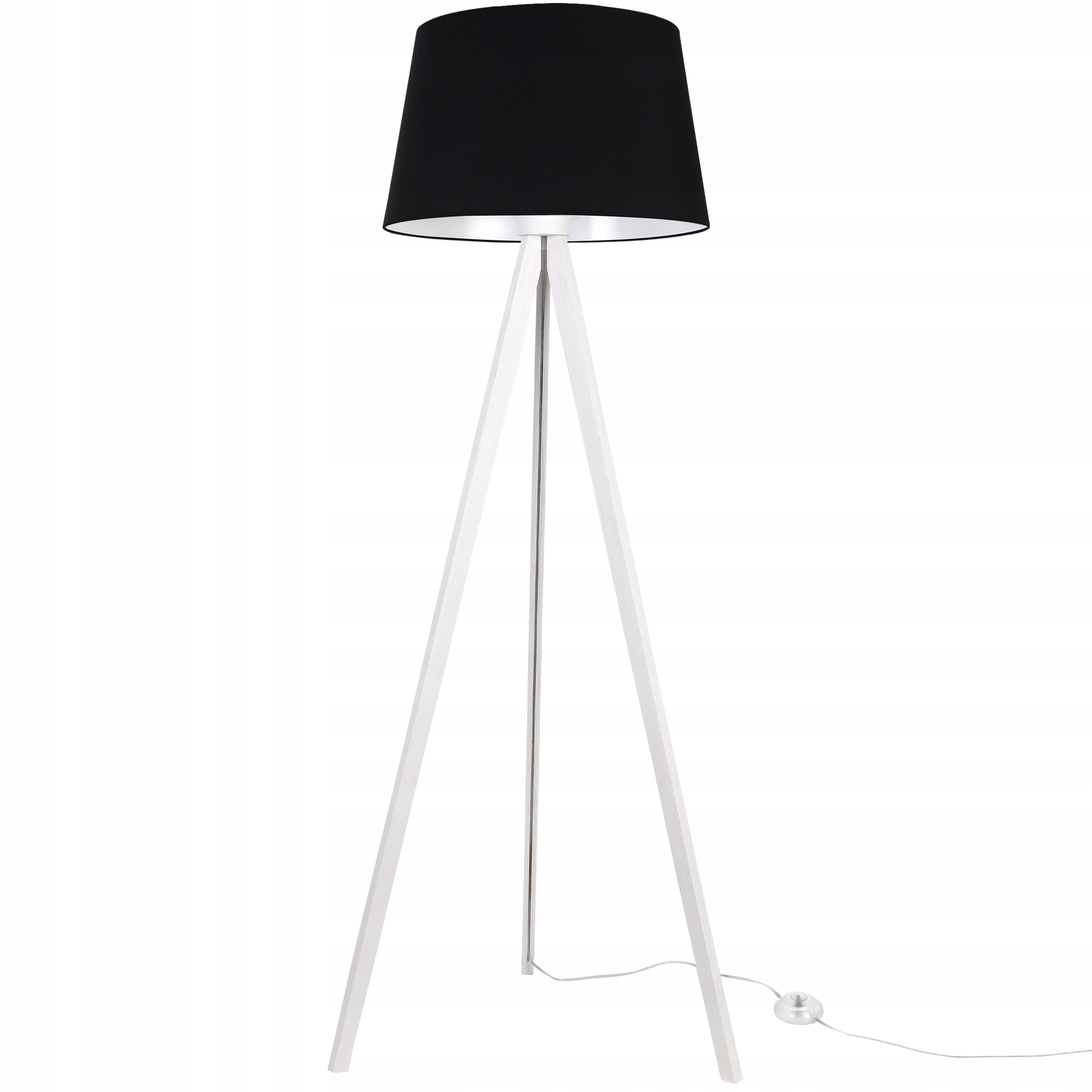 Stojaca Podlahová Lampa Trojnožka S Tienidlom Do Spálne Salónu Pevná Pl