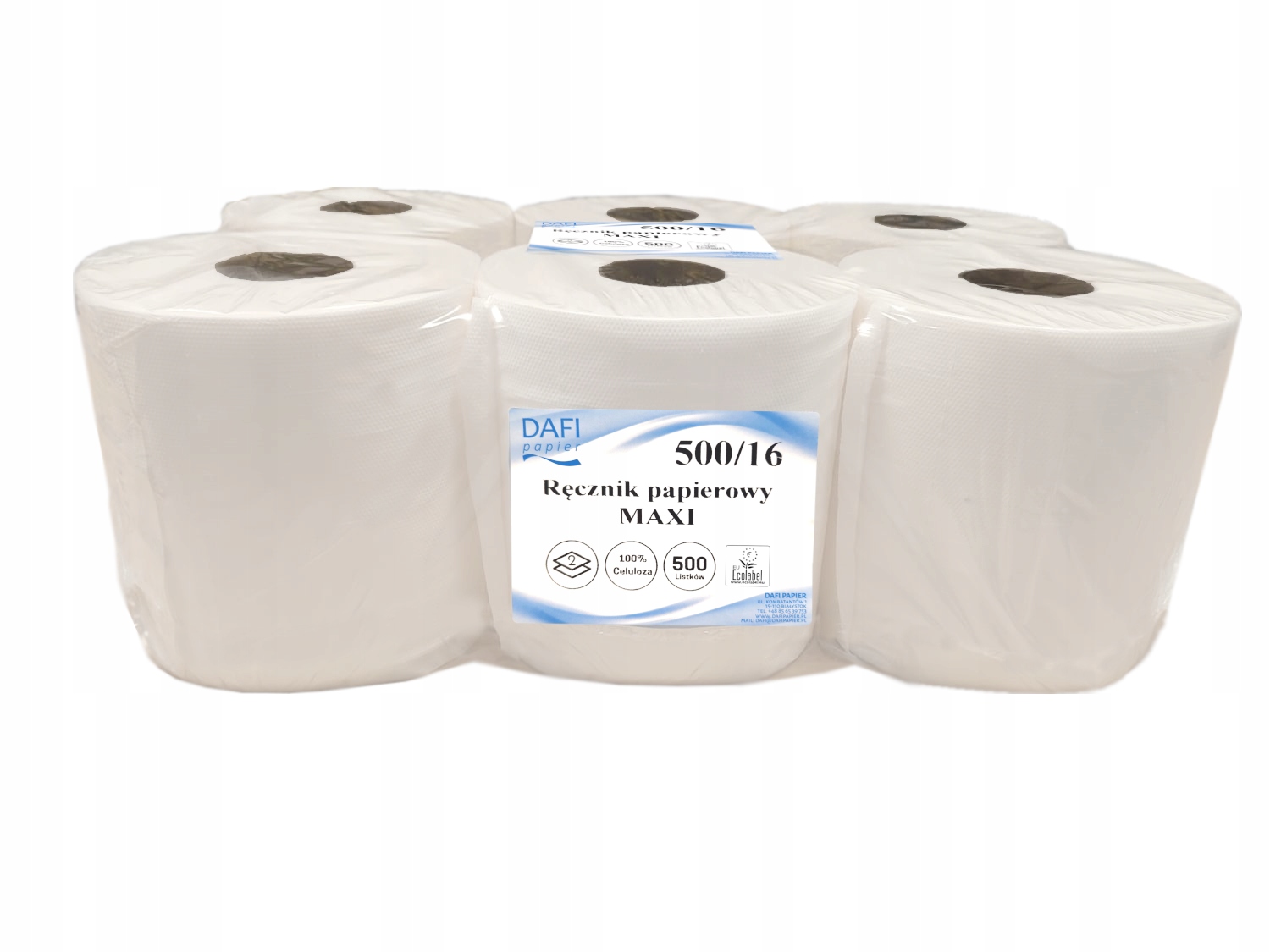 

Ręcznik papierowy celuloza niskopylący 100m 6szt