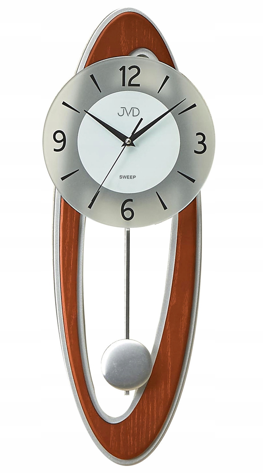 Tiché Drevené Elegantné Nástenné Hodiny S Kyvadlom Do Obývacej Izby NS18053.23