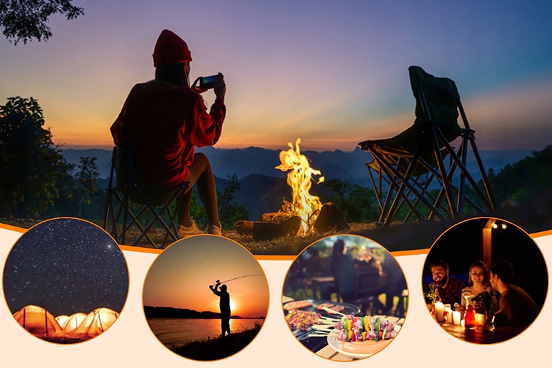 WISZĄCA STOJĄCA LAMPKA LED NA RYBY PO NAMIOT CAMPING W GÓRY AKUMULATOROWA Model LAMPKA RETRO