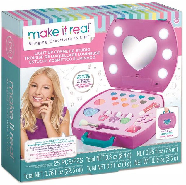 

Make It Real Podświetlany Kuferek Do Makijażu
