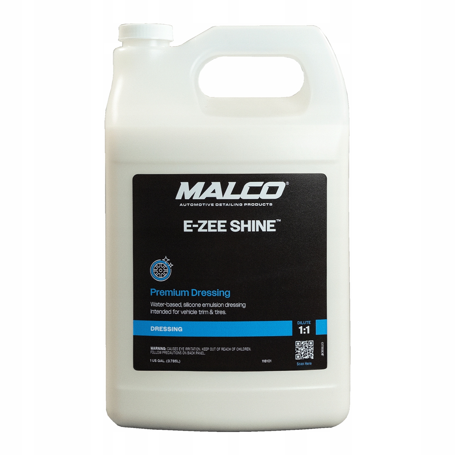 Malco Automotive E-Zee Shine 3,78L vodný dresing na gumový plast, vinyl