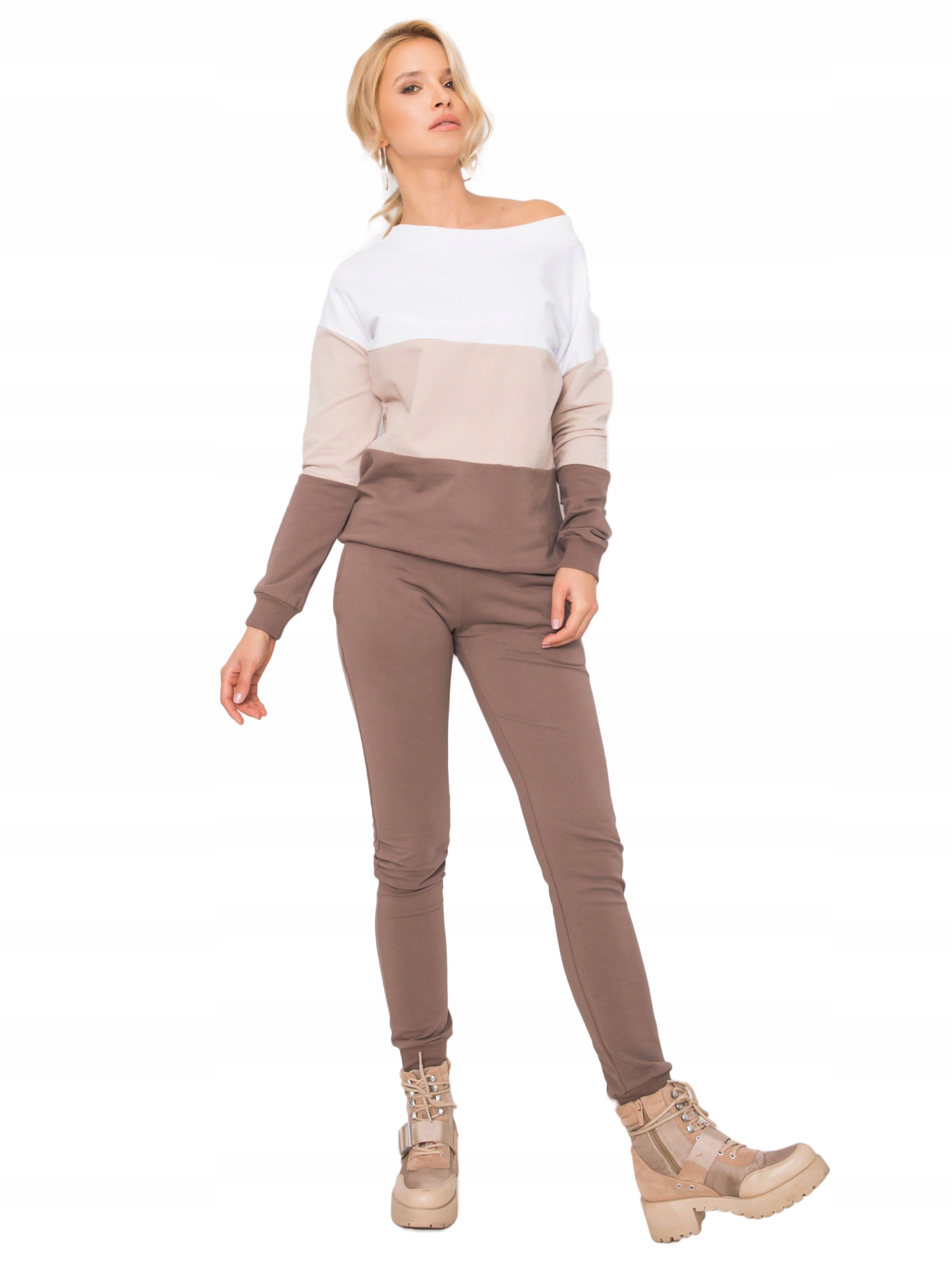 

Komplet Damski dresowy Bluza damska Spodnie - M