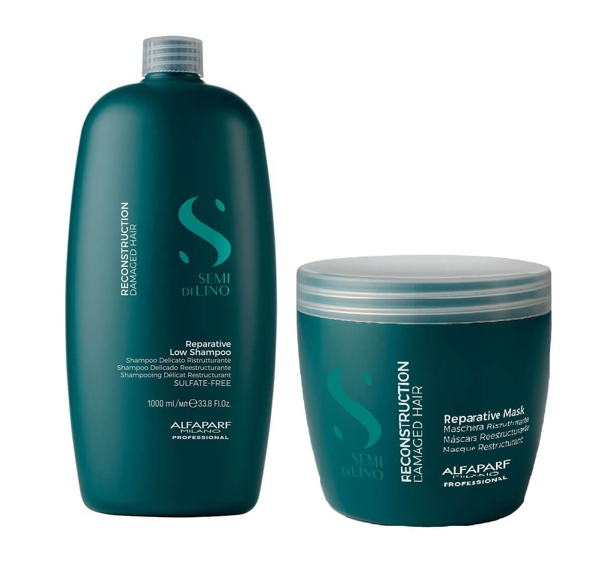 Alfaparf Sdl reconstruction Sada pro regeneraci vlasů Šampon 1 l maska 500