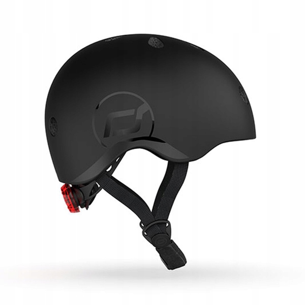 Kask S-m dla dzieci 3 lata+ na rower hulajnogę Black Scoot And Ride