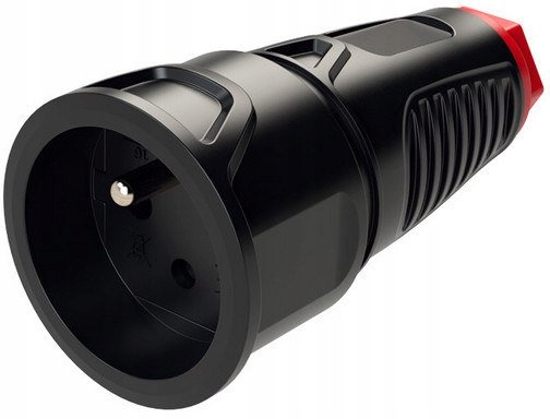 

Gniazdo przenośne gumowe 10/16A 2P+Z 230V IP20