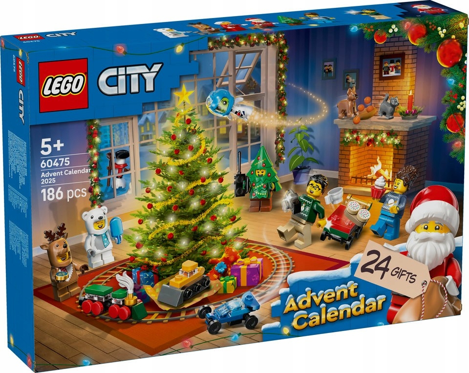 Vánoční čas Lego City Vánoční městečko Adventní kalendář