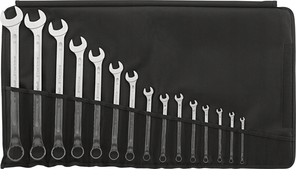 Sada plochých a očkových kľúčov D3113B 15-dielna 7-32 mm Stahlwille