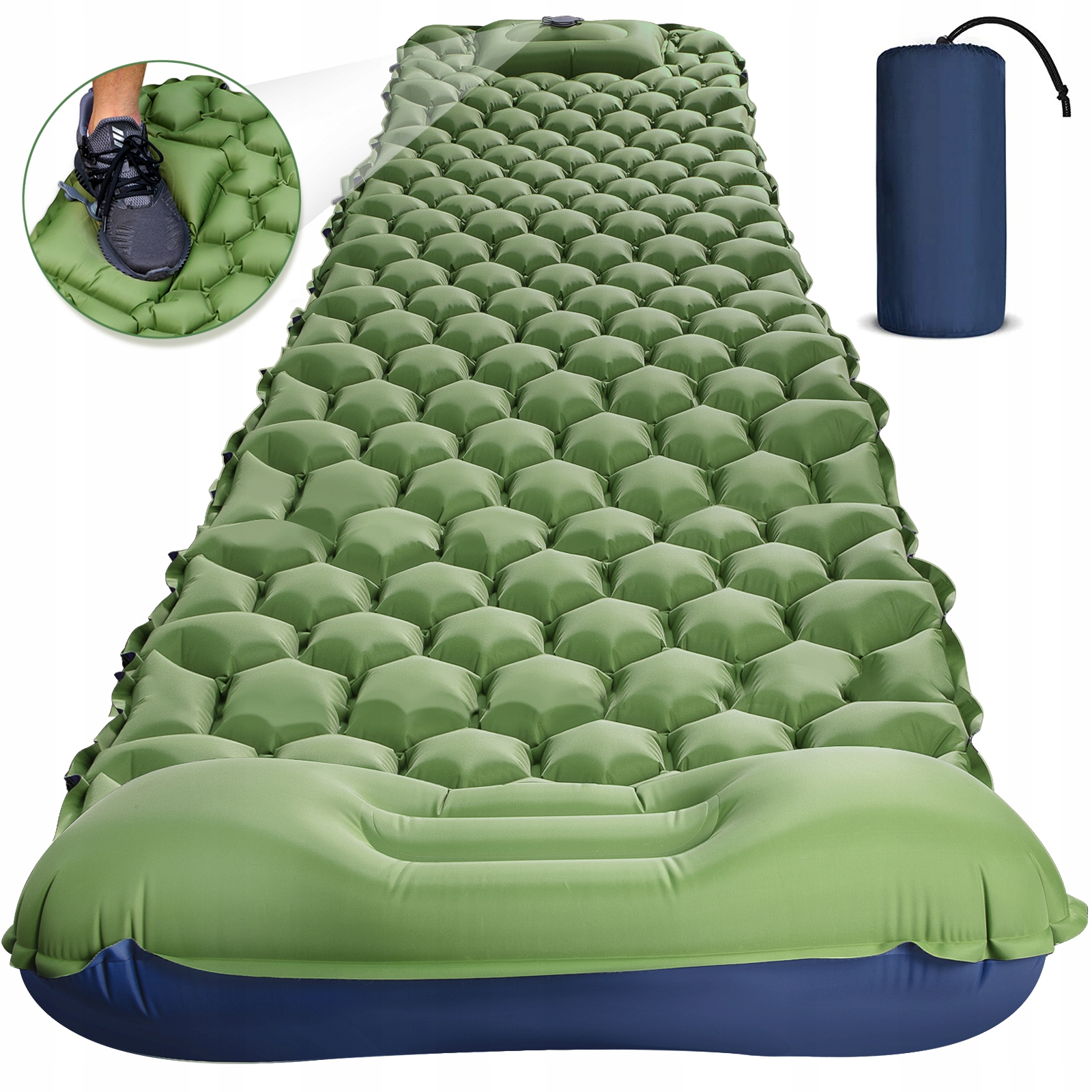 Matrace Ultralehká Kempingová 200x69x10 CM S Polštářkem