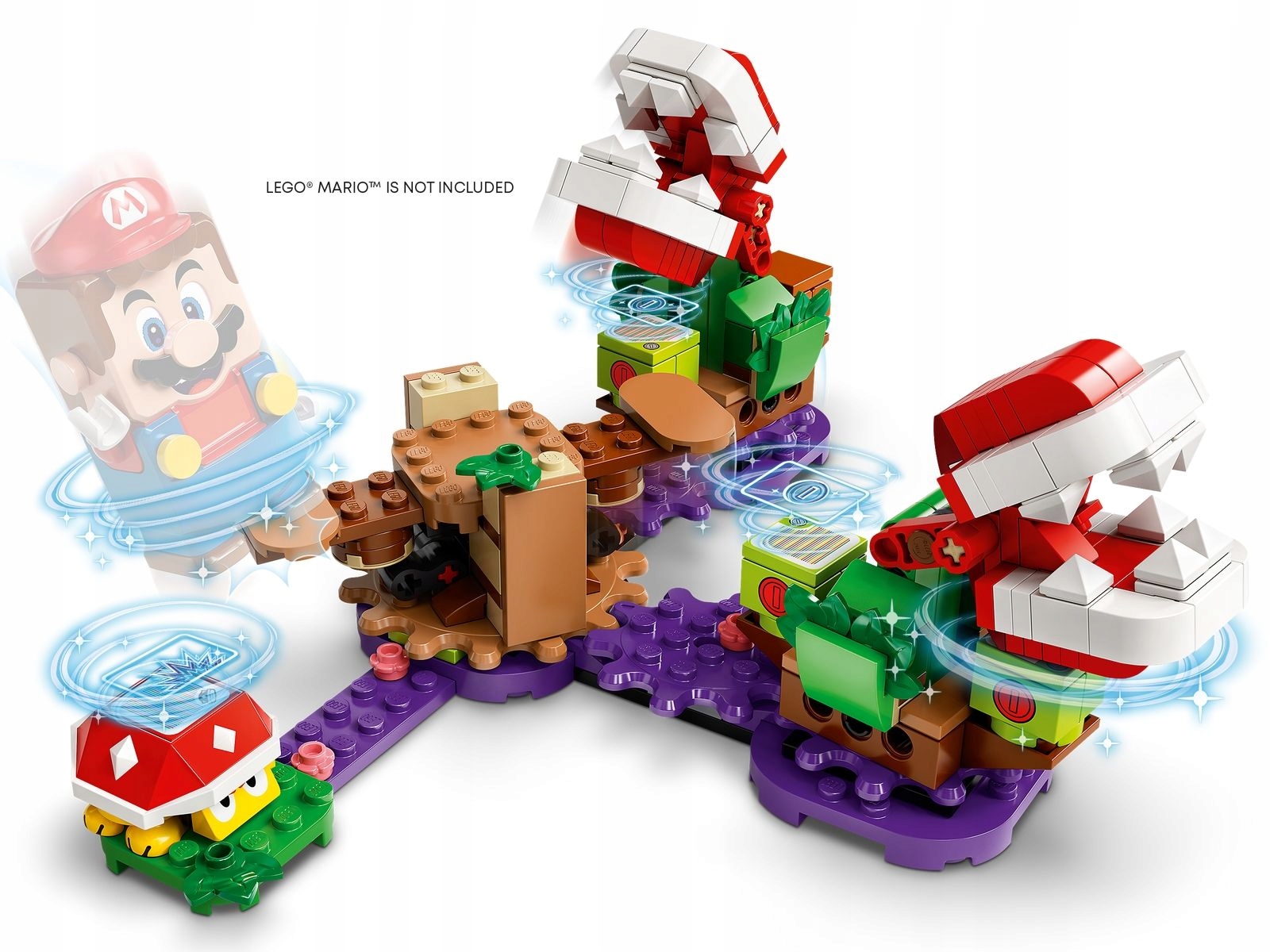 LEGO SUPER MARIO 71382 ZAWIKŁANE ZADANIE PIRANHA Wiek dziecka 7 lat +
