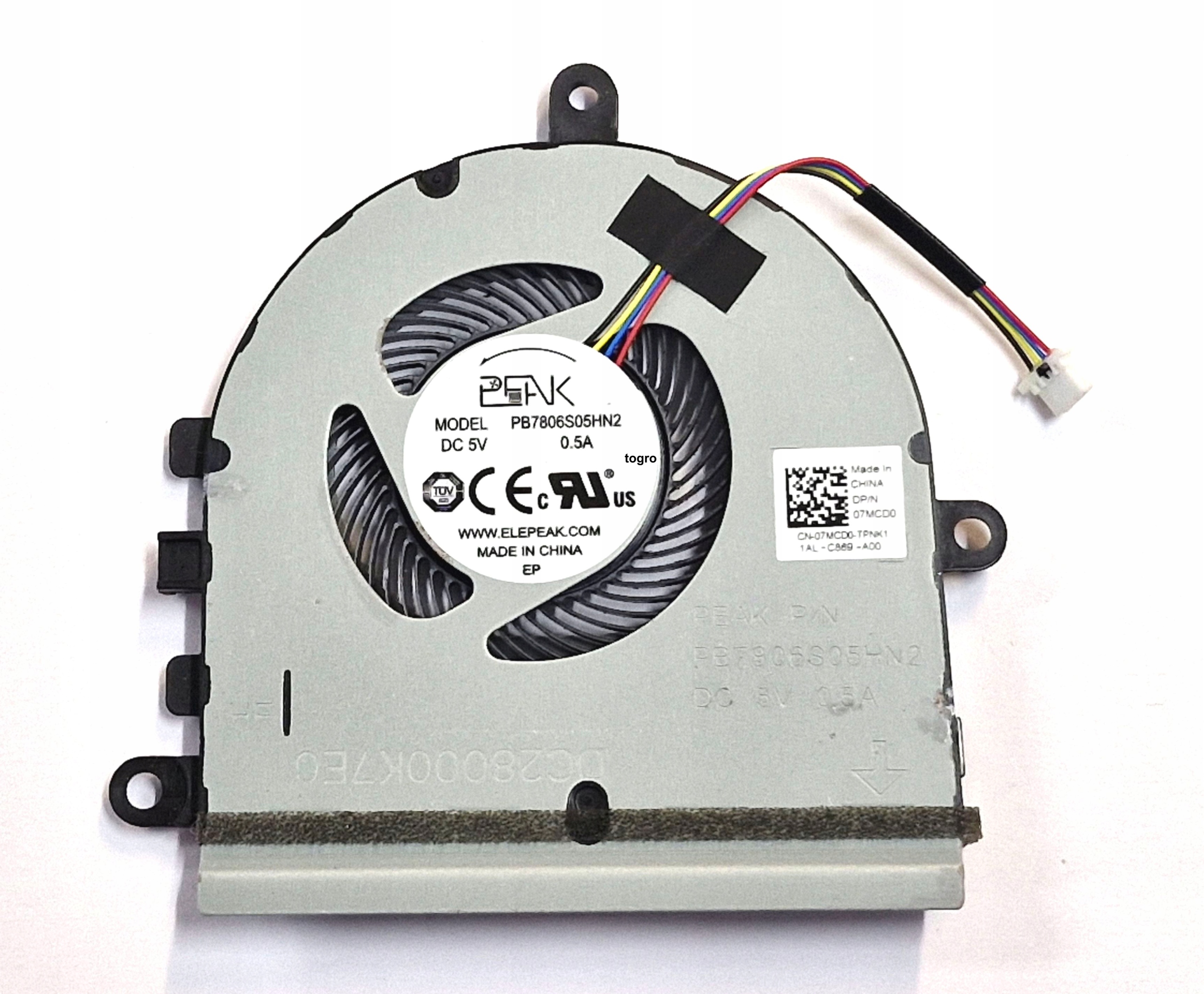 Nový Ventilátor Pre Notebooky Dell Inspiron 15 3501 3505 Vostro 3400 3500