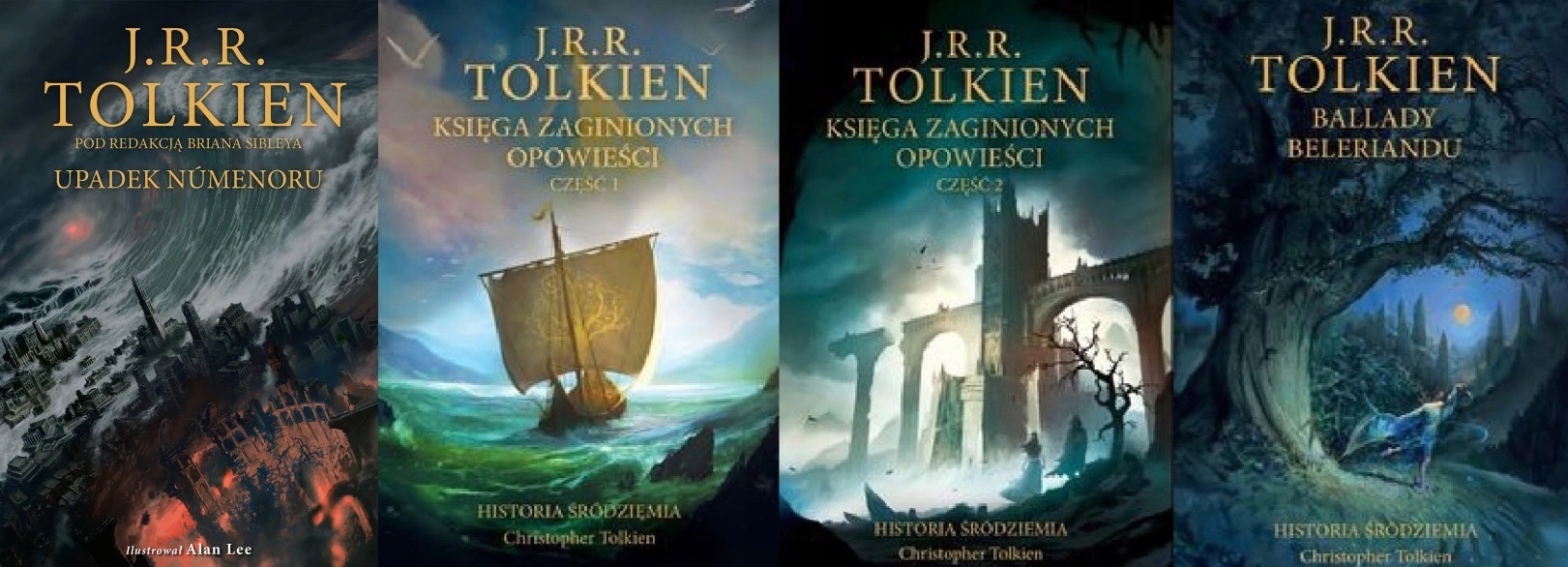 Upadek Numenoru Historia Śródziemia 1+2+3 J.r.r. Tolkien
