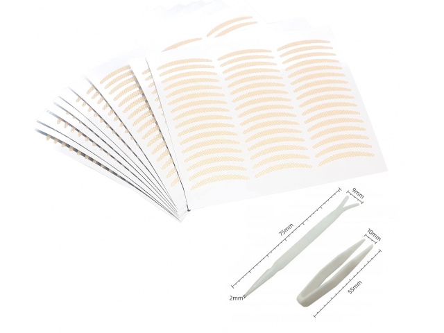 PLASTRY NA OPADAJĄCE POWIEKI TASIEMKI KORYGUJĄCE TASIEMKA KOMPLET 240 SZTUK Marka bez marki