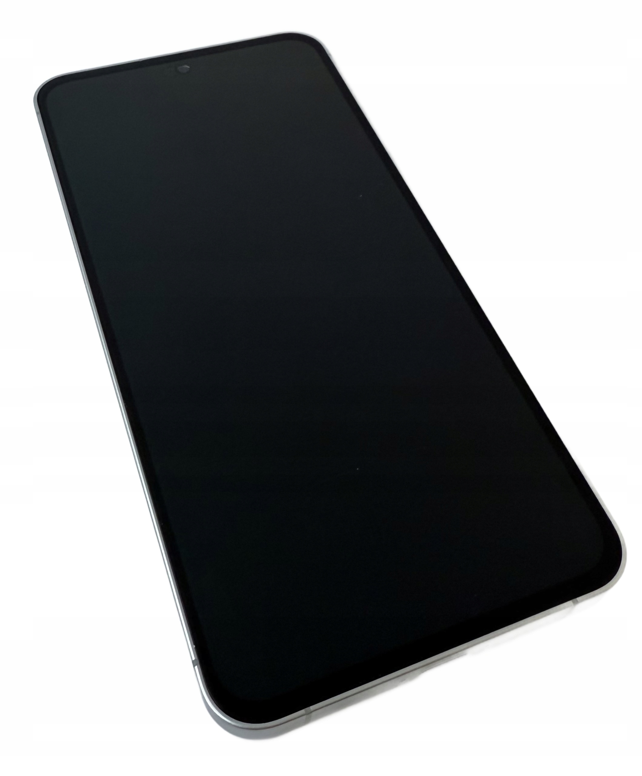 Org LCD displej originální s rámečkem pro Samsung Galaxy S24 Fe, stříbrný