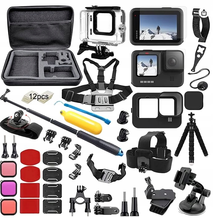 Sada příslušenství, kompatibilní s GoPro.