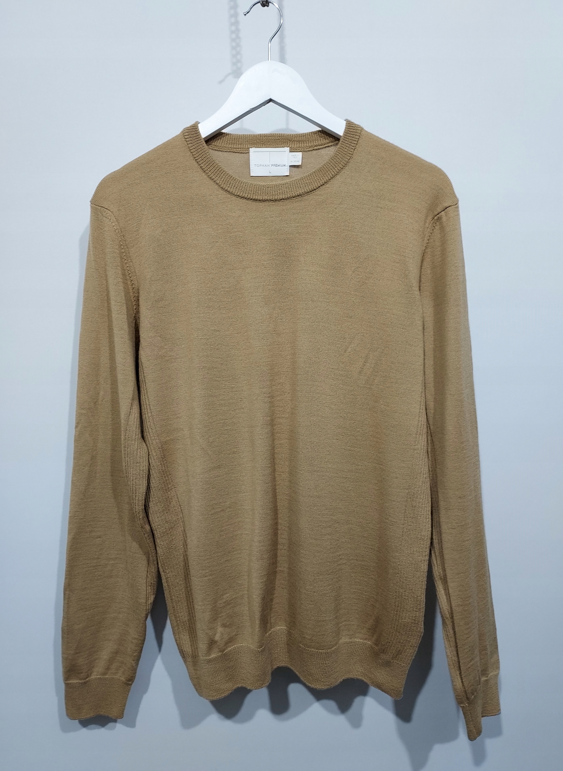 TOPMAN PREMIUM sveter 50% merino vlna R L