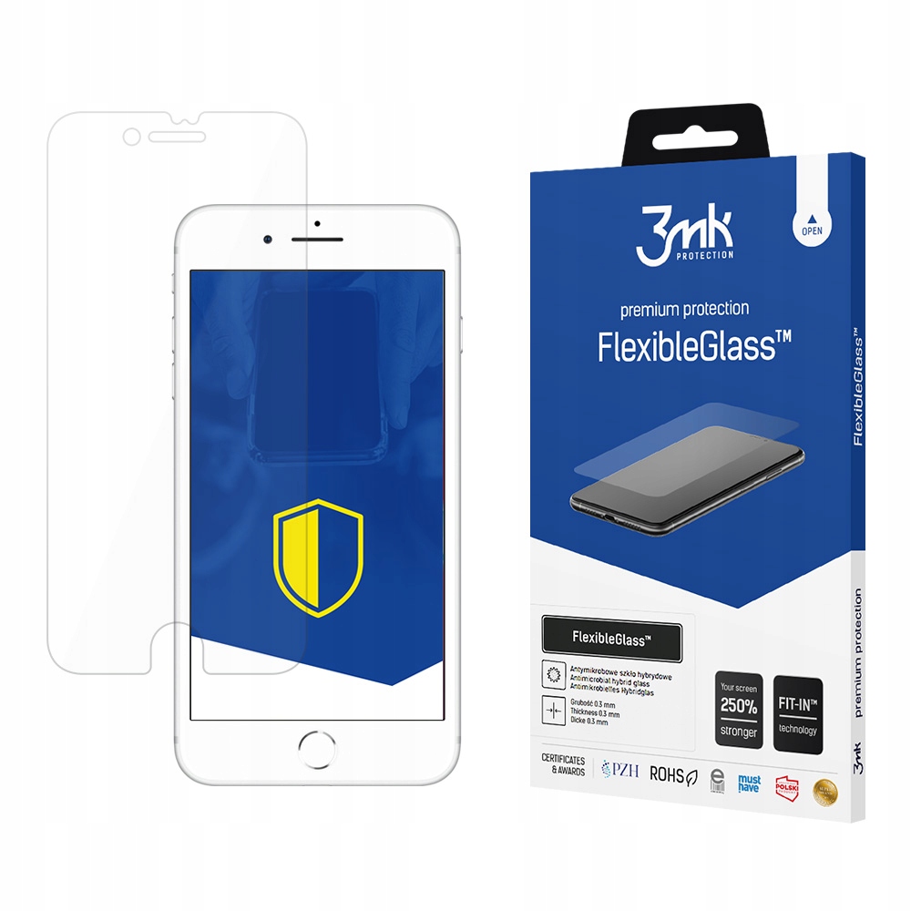 

Apple iPhone 8 3mk FlexibleGlass szkło hybrydowe