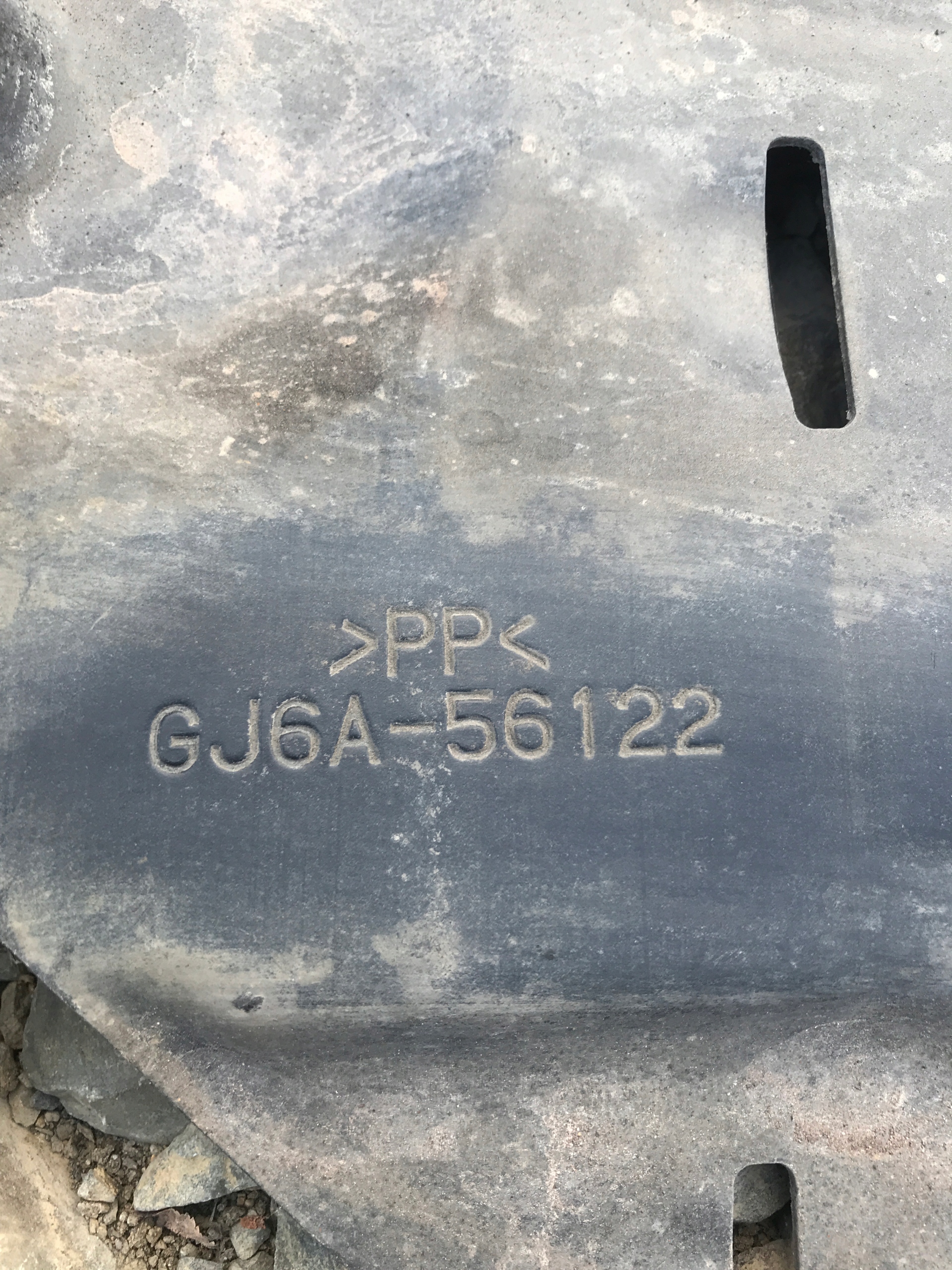 cover chassis left rear part MAZDA 6 GJ6A-56122