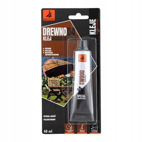 

Klej do drewna D4 Wodoodporny 40ml Dragon