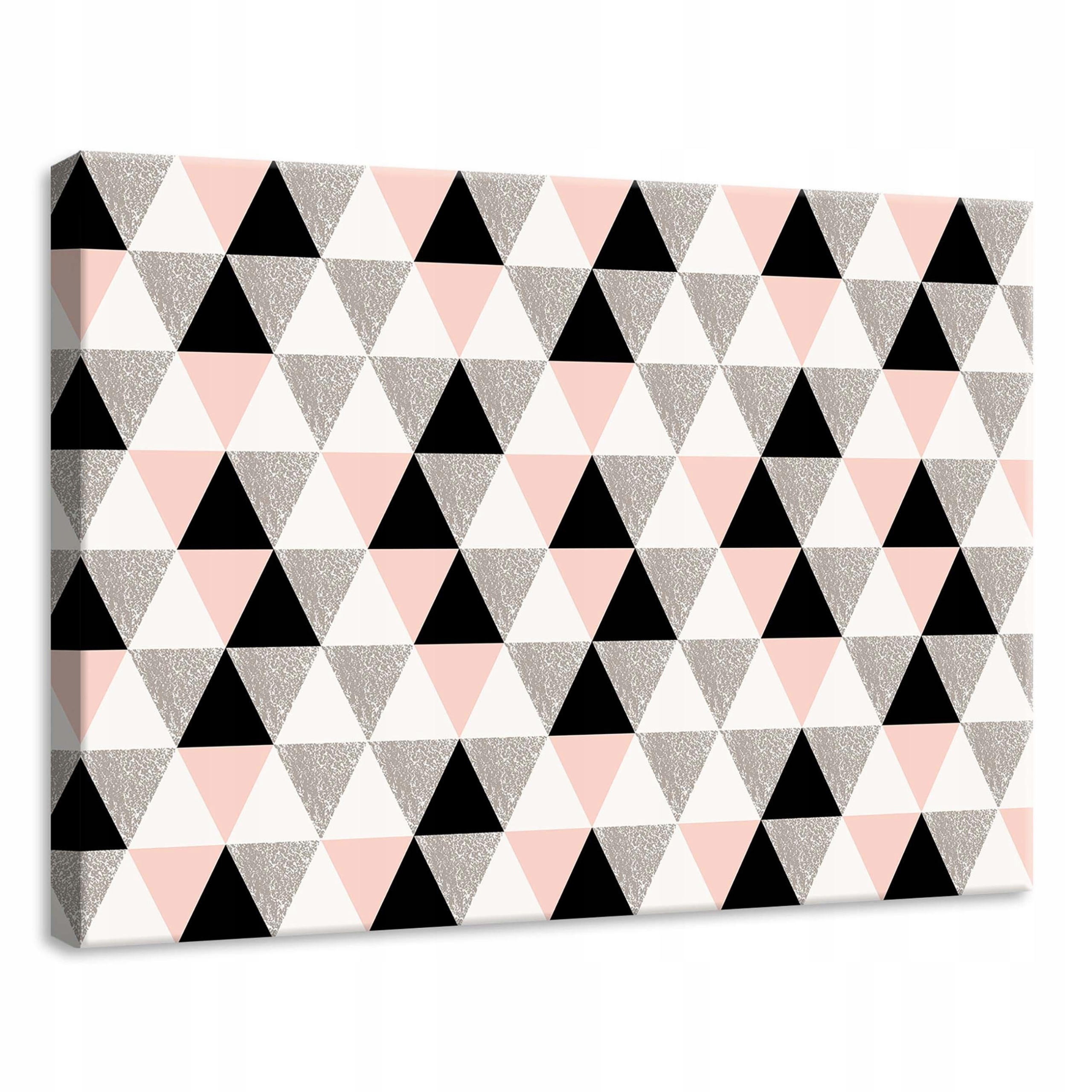 Obraz 70x50 Geometrický tanec Abstrakce v odstínech šedé pro obývací pokoj