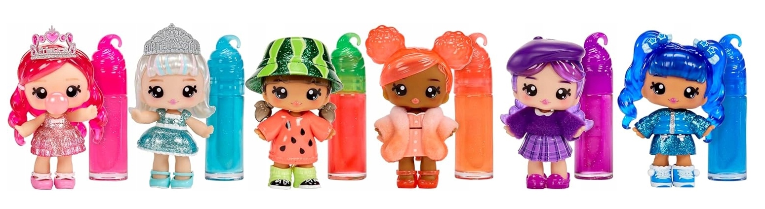 YUMMILAND LIPGLOSS LALKA z BŁYSZCZYKIEM do UST RORY BLUEBERRY Materiał plastik