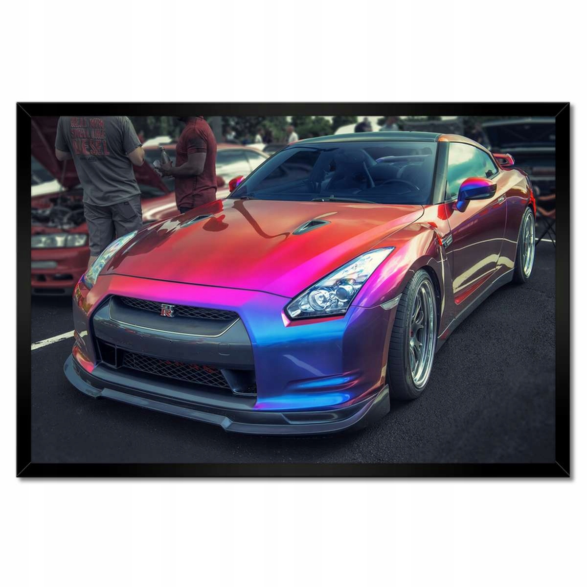 Plakáty v rámu 60x40 Nissan Gtr Auto