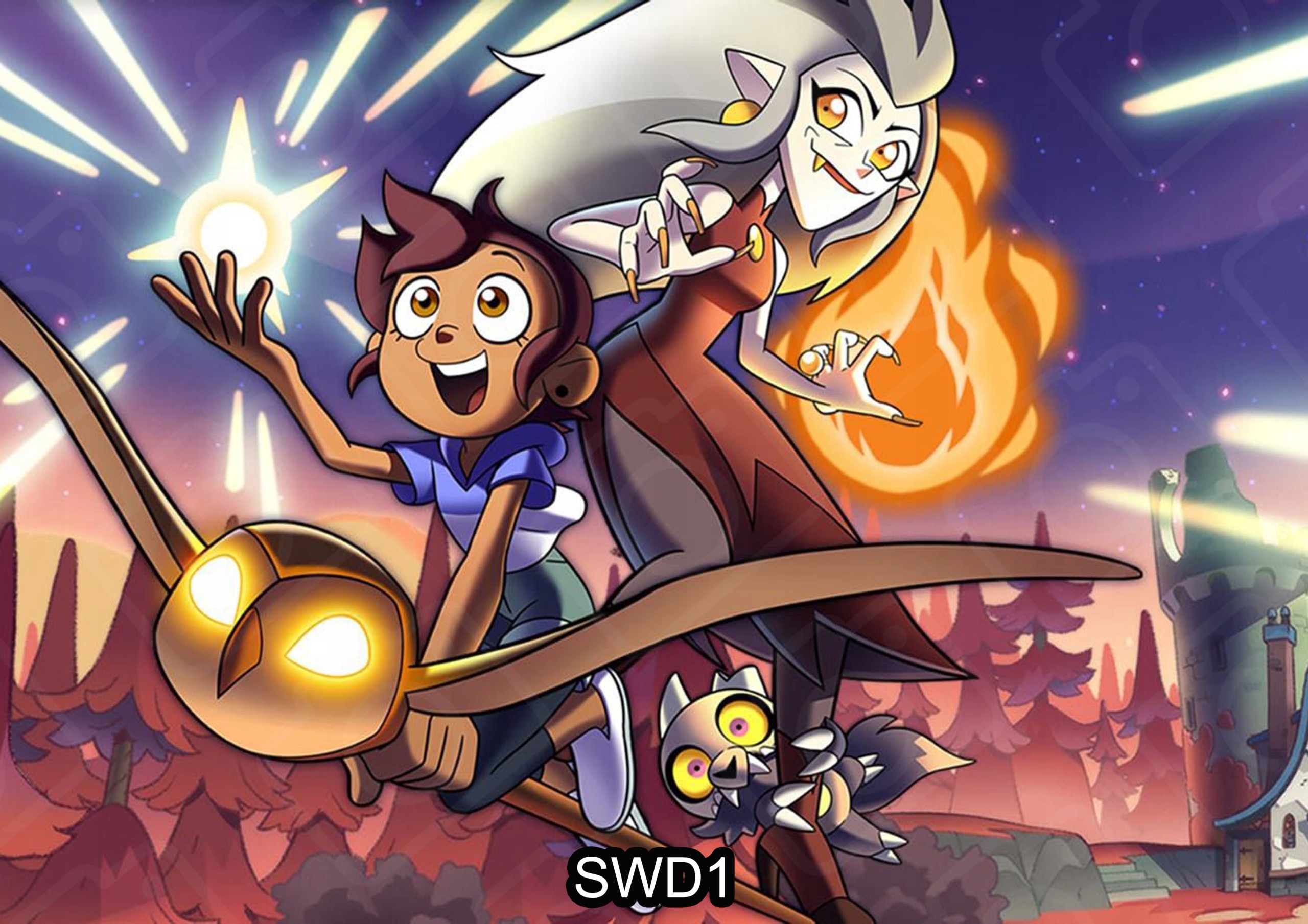 Opłatek na Tort SOWI DOM WIKI Dekoracja do Tortu Wydruk papier Cukrowy A4 Kod producenta OCA4_SWD