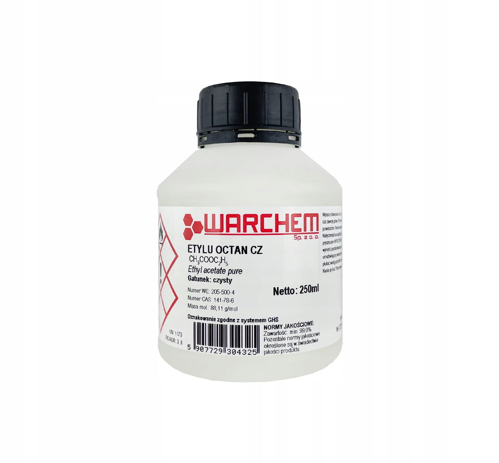 

Octan Etylu czysty Warchem 250ml