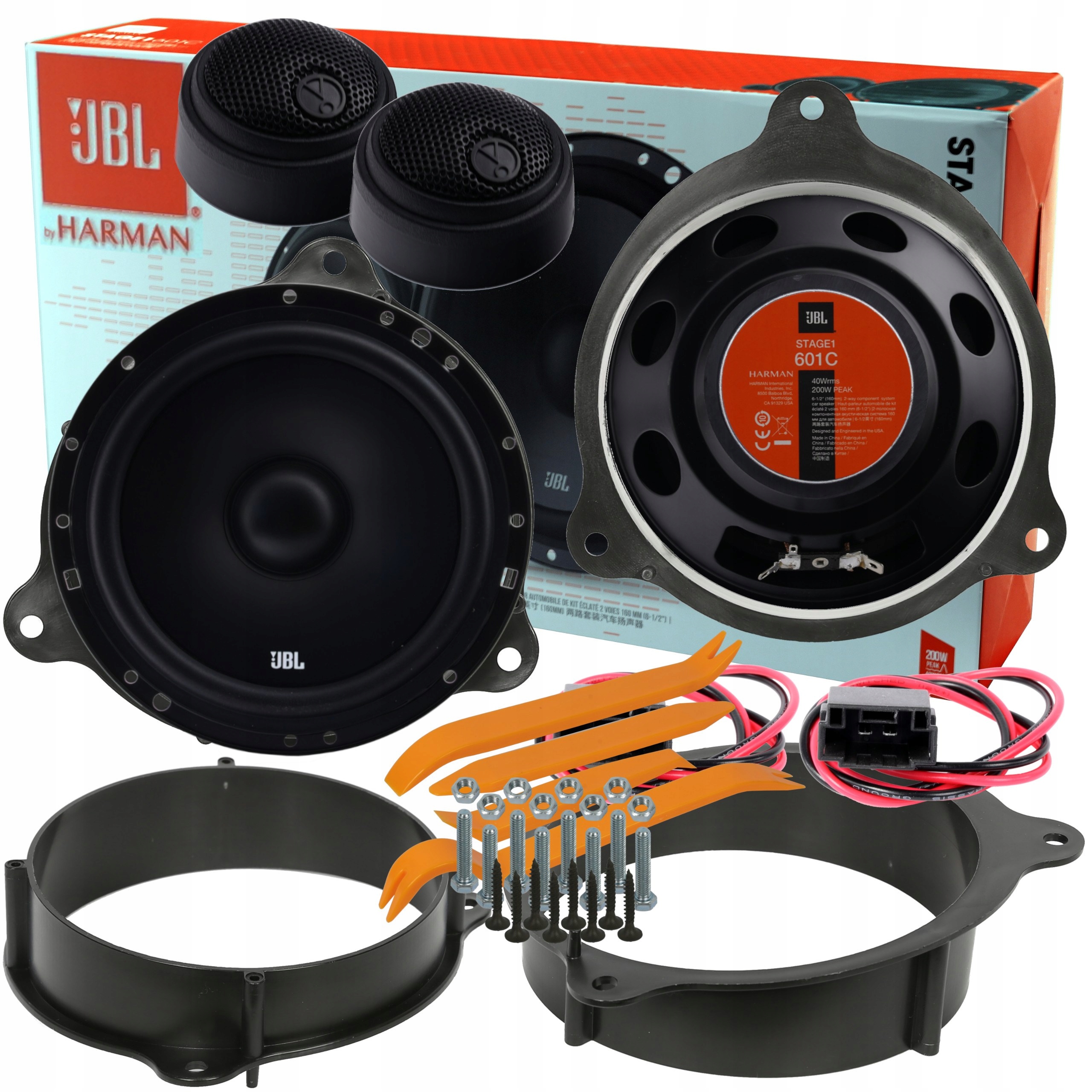 JBL STAGE GŁOŚNIKI MERCEDES CITAN NISSAN QASHQAI