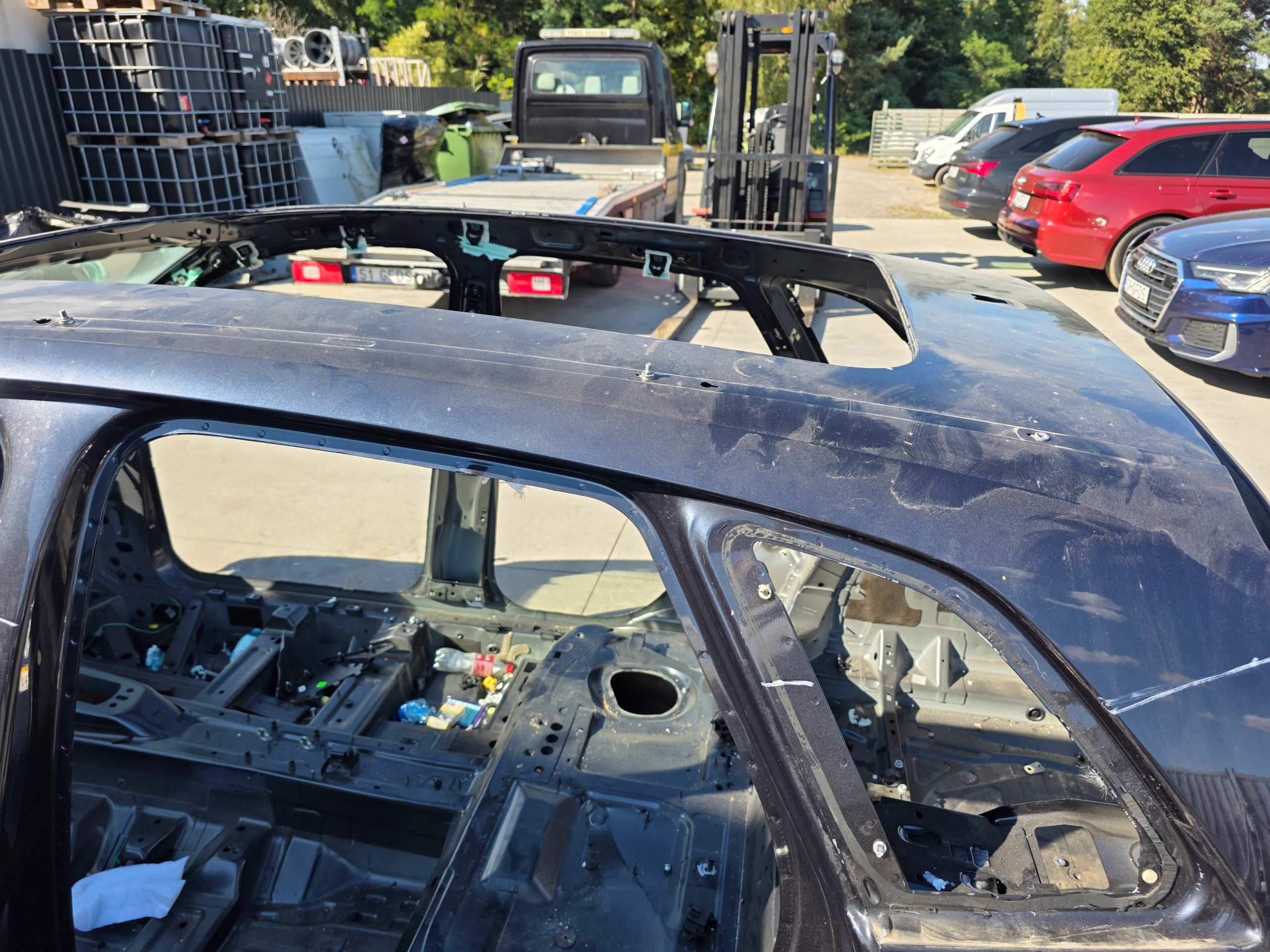 dach Radhaus Längsträger AUDI Q5 80A FY ORGINAL PANORAMA !!!