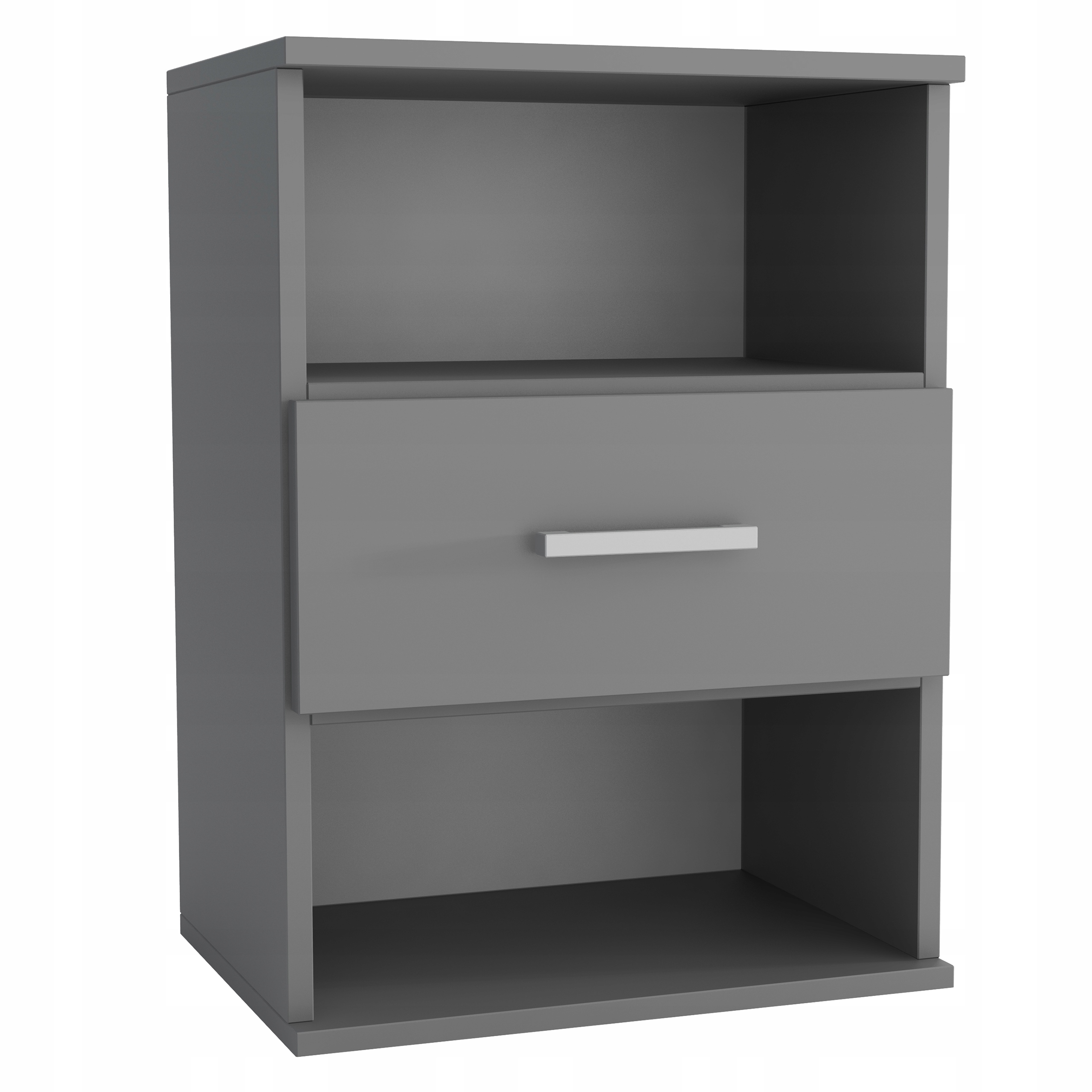 Noční Stolek Nocta 48 cm Šuplík Noční stolek do ložnice Grafit