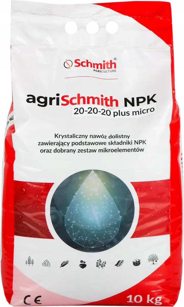 Krystalické hnojivo Npk 20-20-20 10 kg pro zeleniny a ovoce Schmith