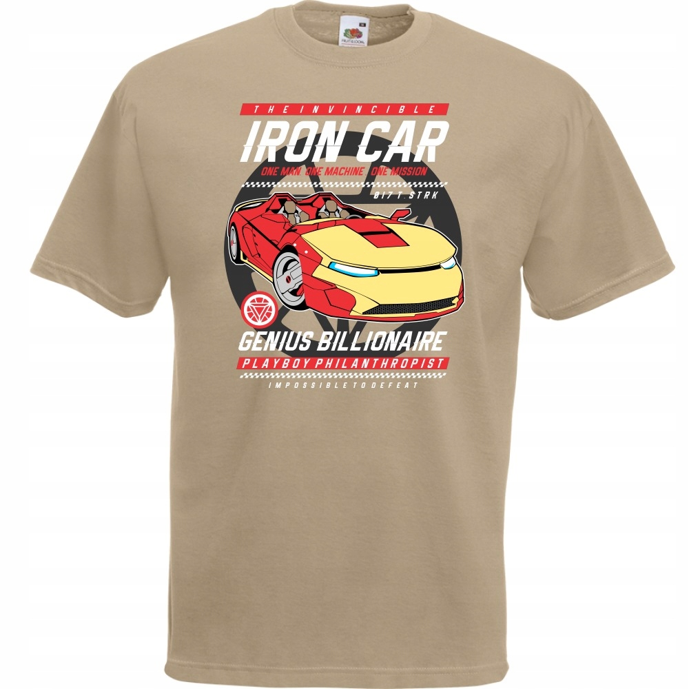 

Koszulka samochód auto iron car S khaki