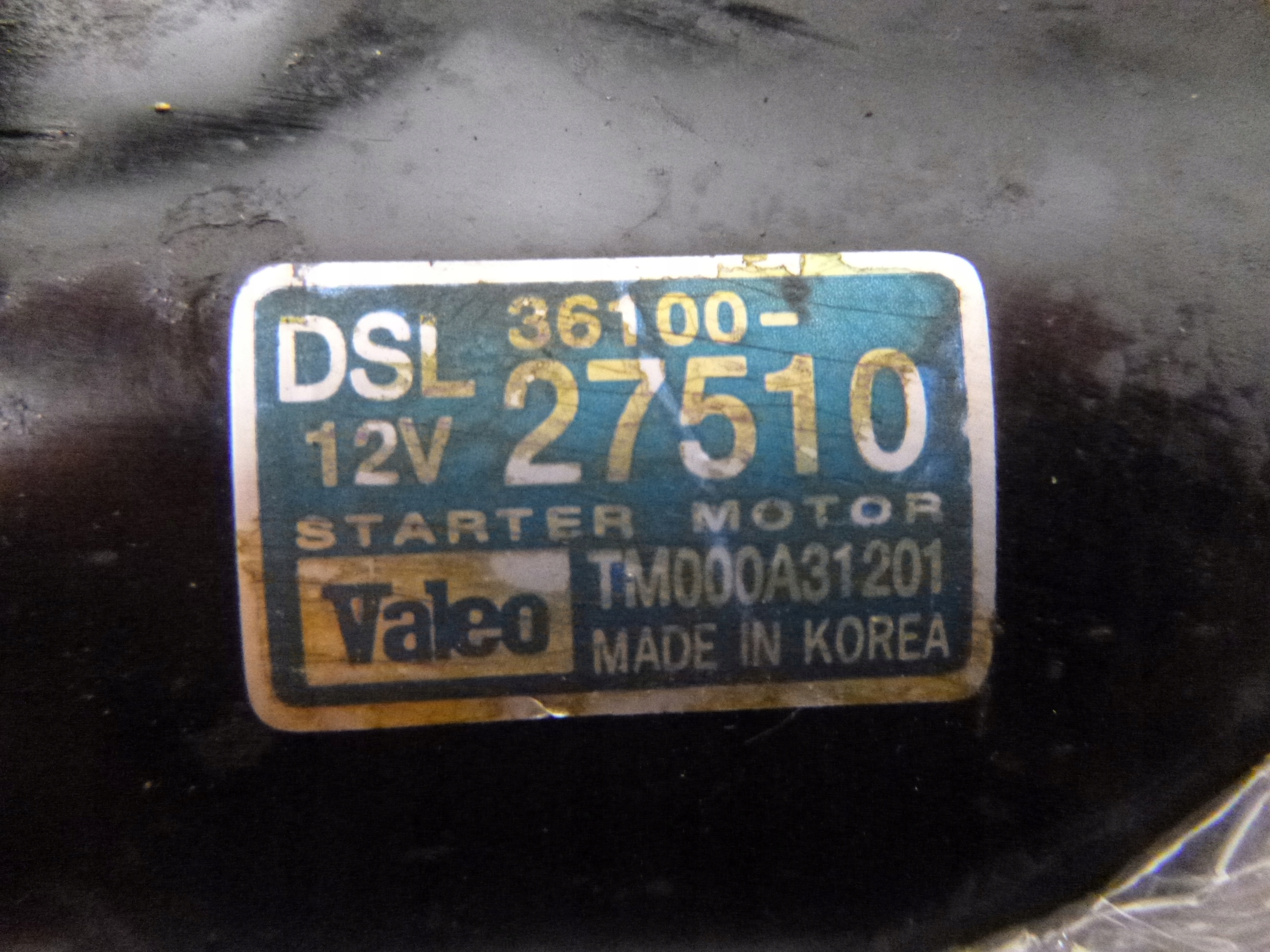 starter HYUNDAI GETZ MATRIX ACCENT 36100-27510 1.5 CRDI 01-09