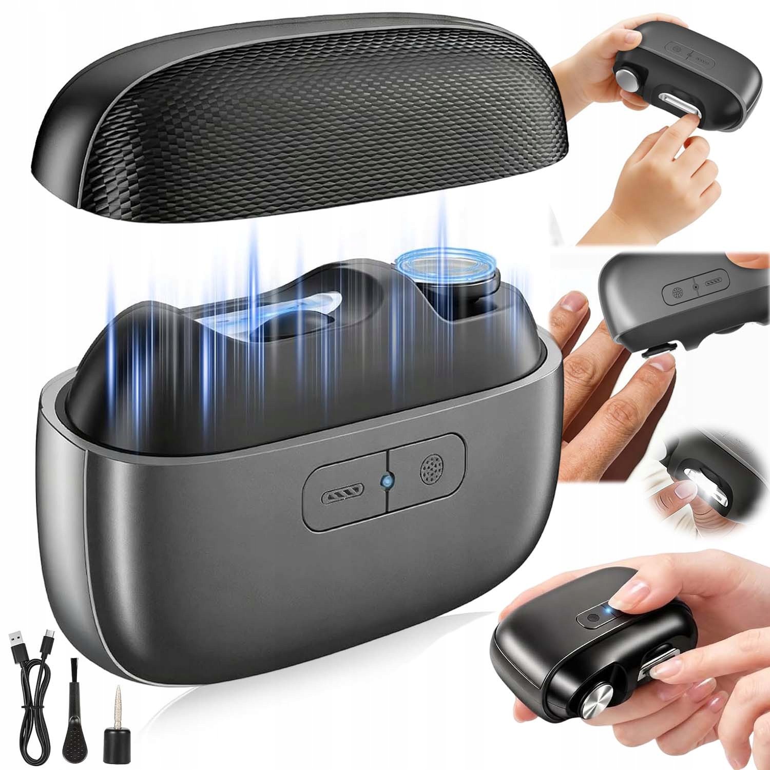 Elektrický Automatický Kleštičky Na Nehty Pro Děti I Dospělé 3V1