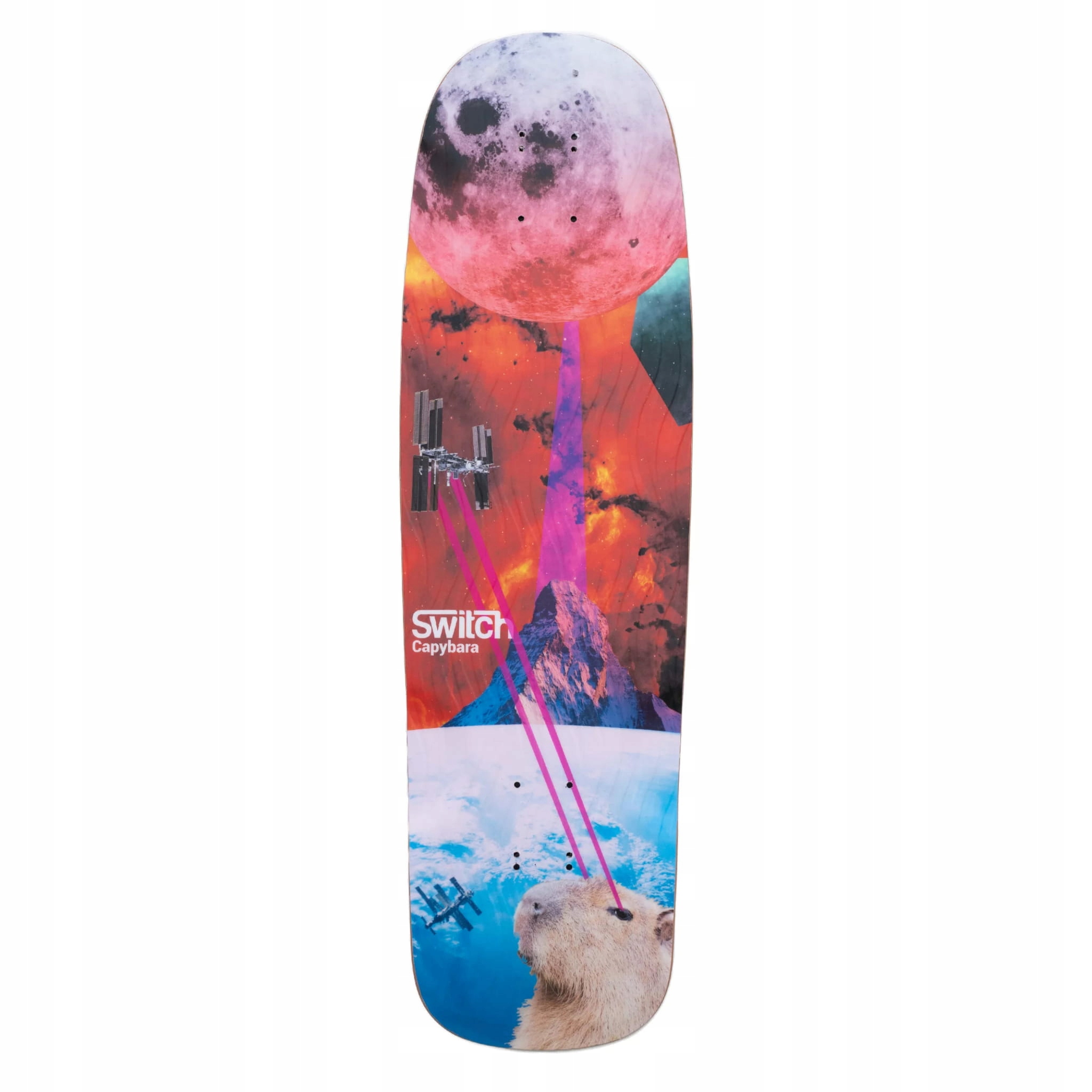 Longboard Cruiser Switch Kapybara Collage (Blat+Grip)