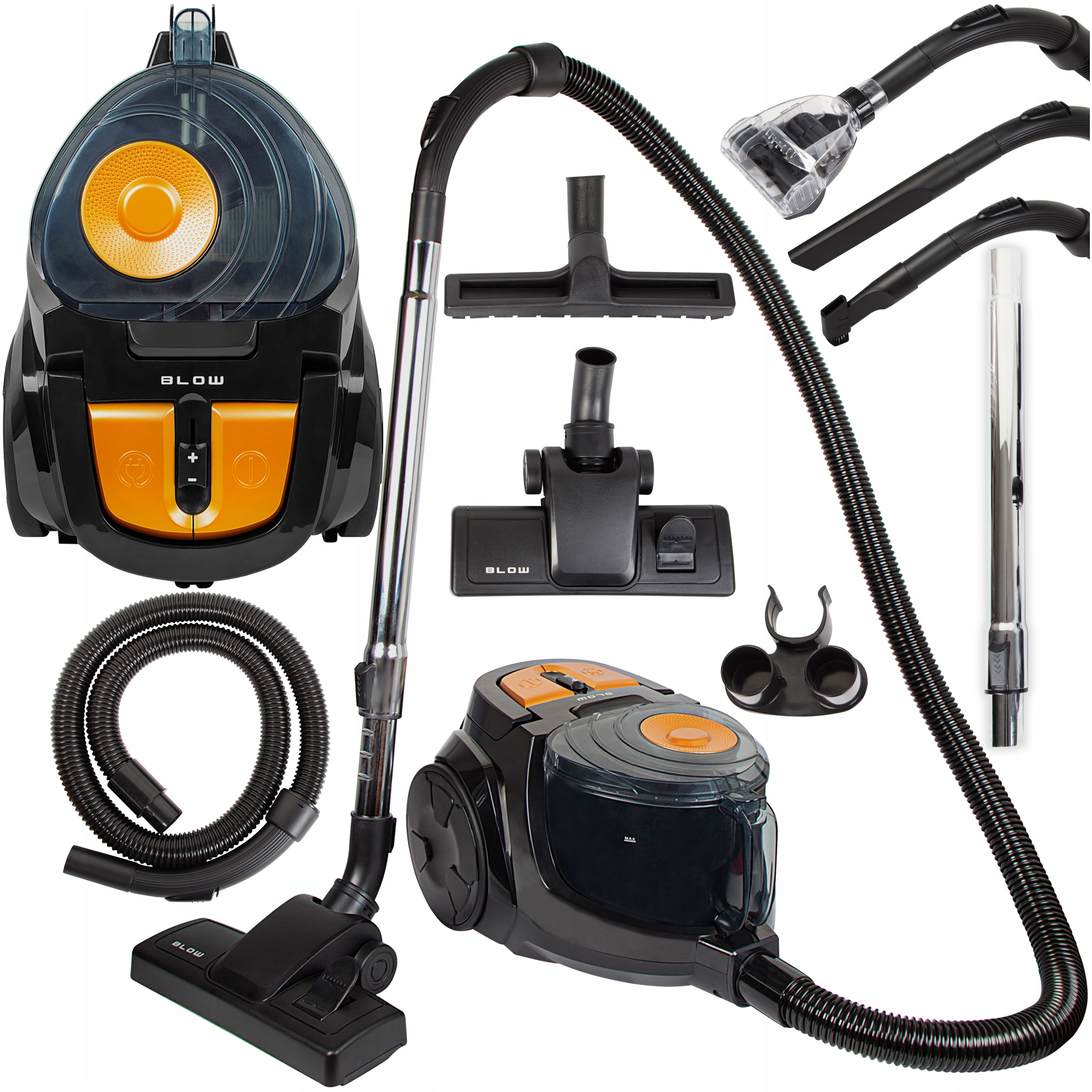 Bezvrecový Cyklónový Domáci Vysávač Silný Filter Hepa 899W Turbokefa