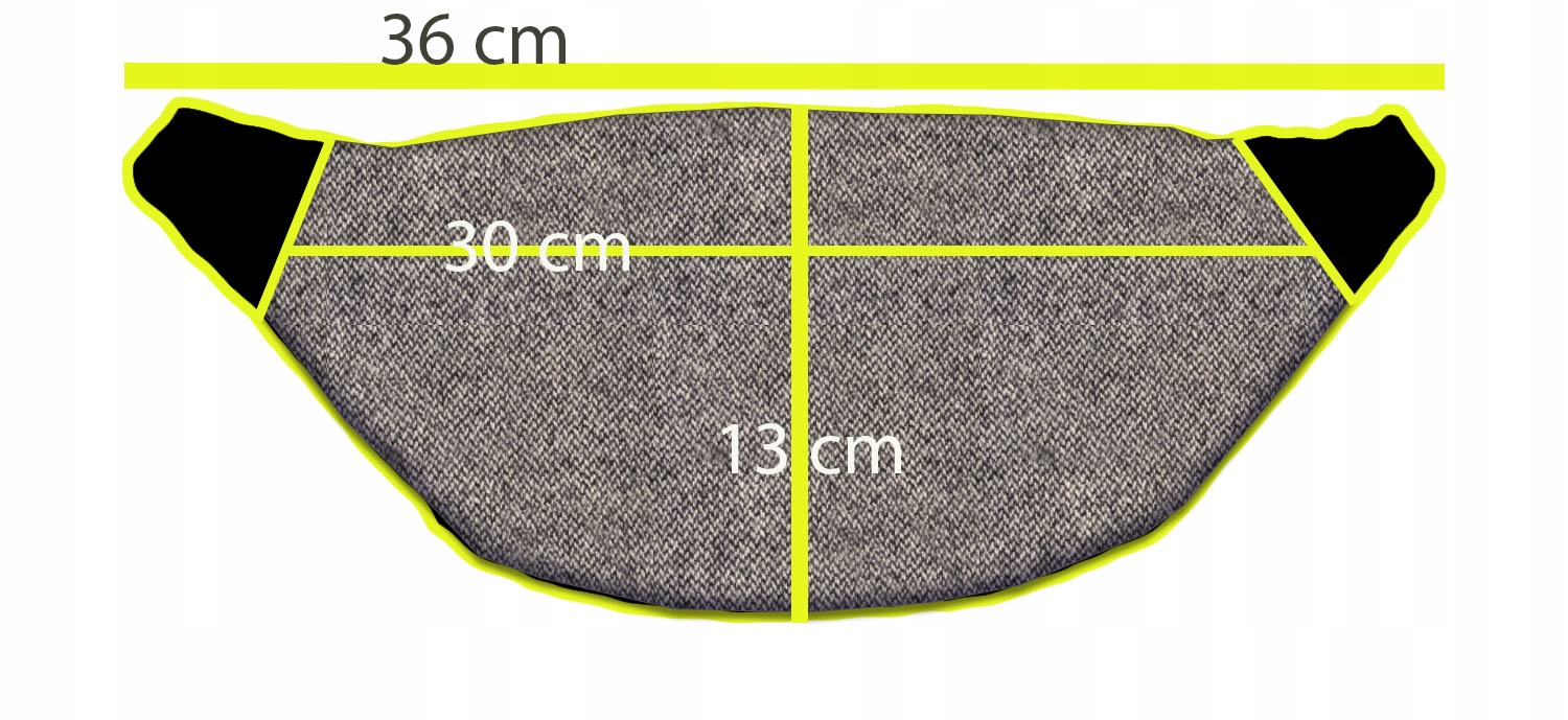 nerka saszetka do pasa TUKANY MONSTERA Marka bez marki