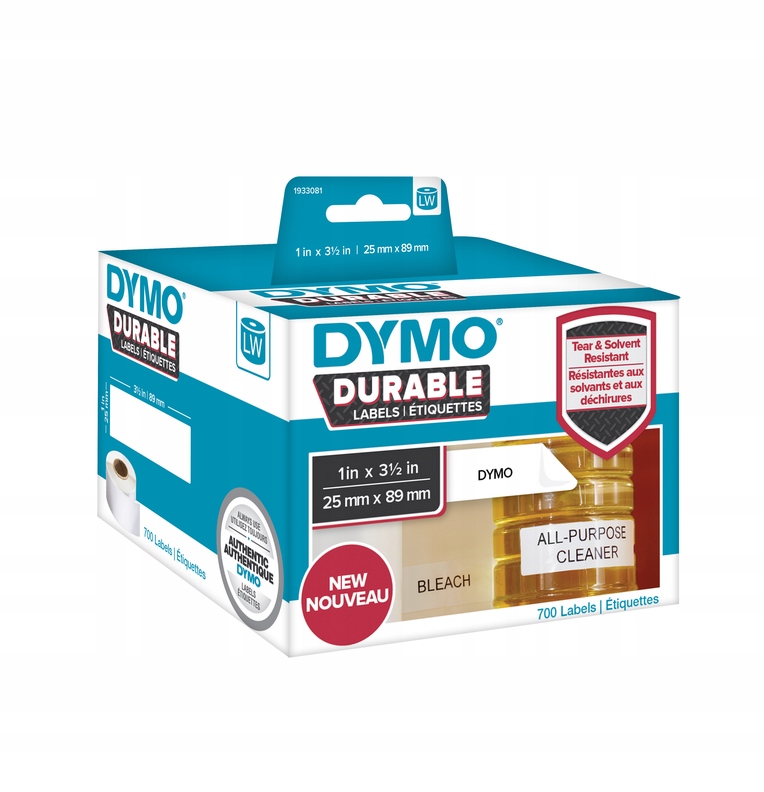 Odolné etikety Dymo Durable 2112285 25x89