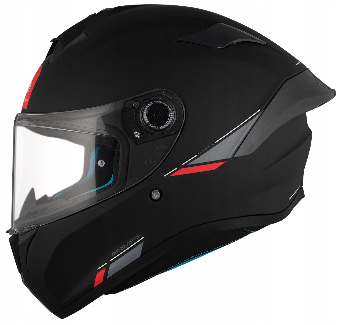 Mt Helmets Targo S Solid Black Matt Motocyklová Prilba Integrálna Čierna Matná