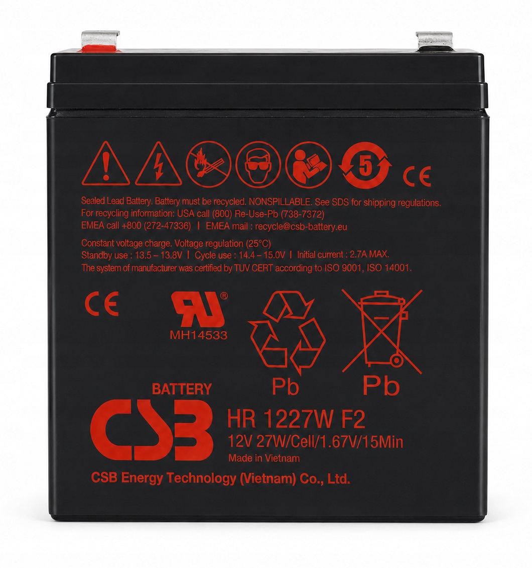 Akumulator Agm High Power CSB6,5Ah 12V bateria do awaryjnego zasilania Pc