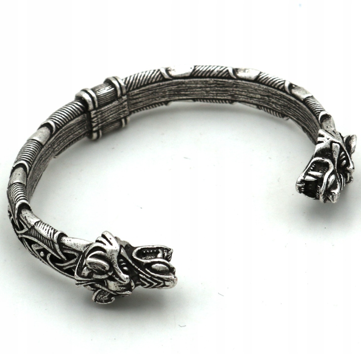 

Bransoleta Wikingów Wilki Nordycka Amulet 128